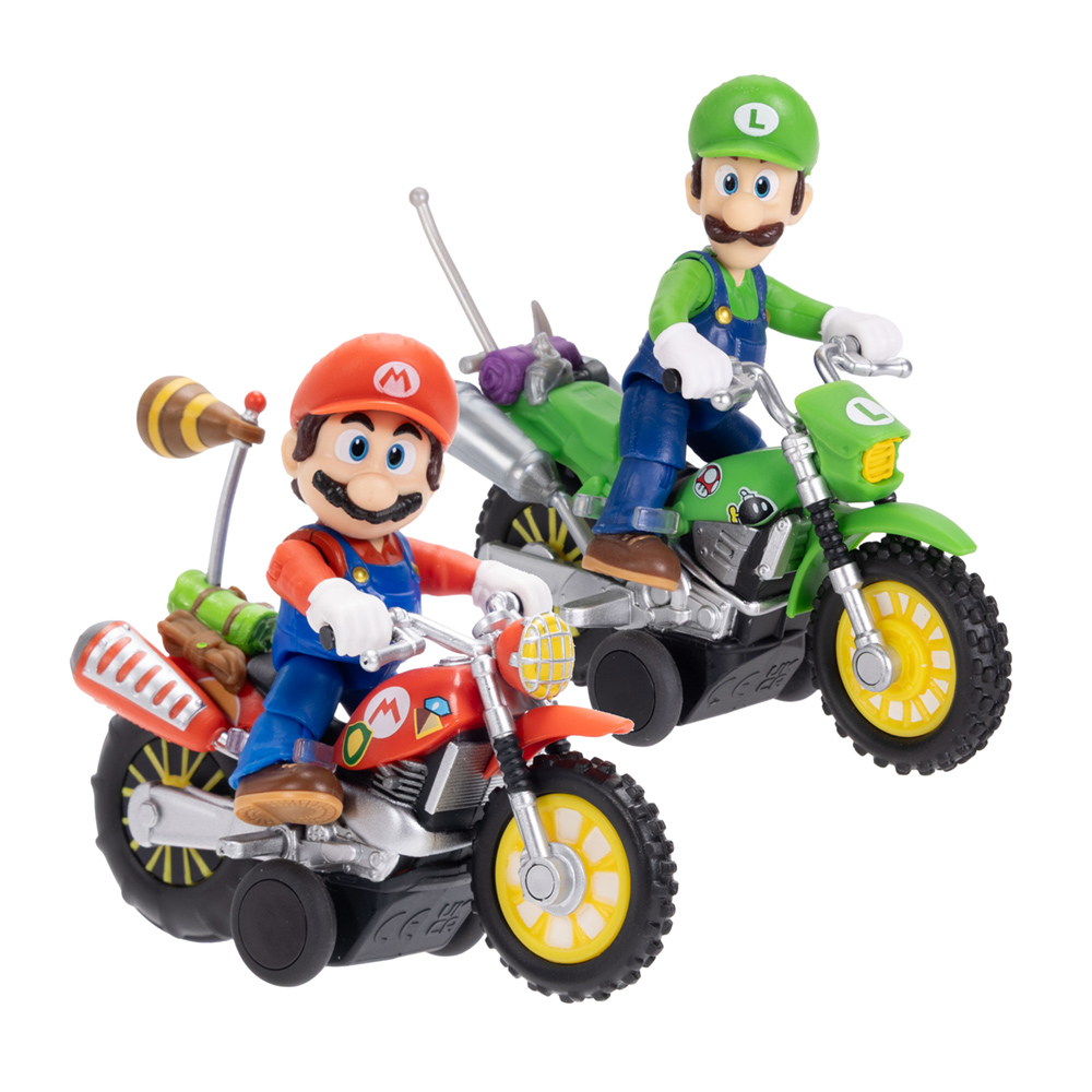 Nintendo 任天堂 超級瑪利歐銀河電影版:2.5吋摩托車系列
