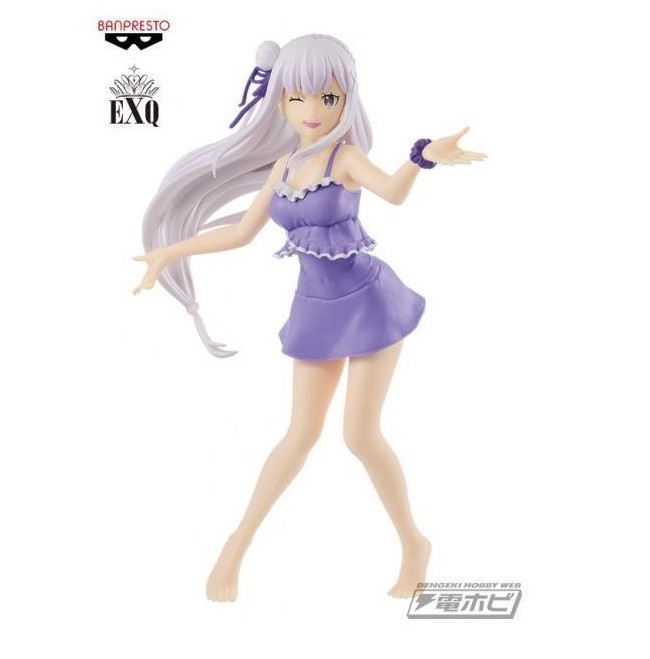 BANDAI 萬代 日版 EXQ Re : 從零開始的異世界生活 愛蜜莉雅 泳裝 『 玩具超人 』