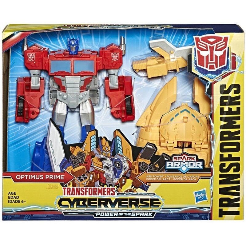 Hasbro 孩之寶 變形金剛 卡通系列 SPARK ARMOR 能量方舟盔甲柯博文 OPTIMUS PRIME