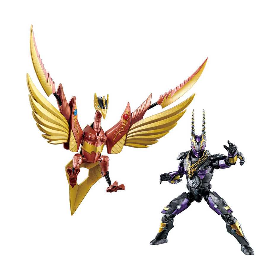 BANDAI 萬代 代理版 食玩盒玩 假面騎士龍騎 Gold Phoenix & Gigazelle