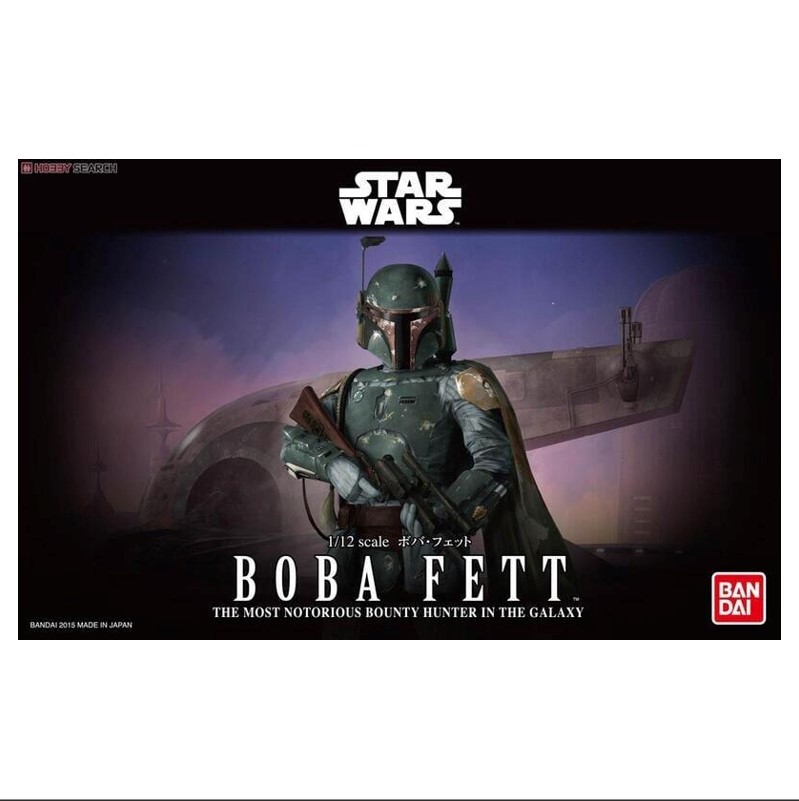 BANDAI 萬代 代理版 組裝模型 STAR WARS 星際大戰 SW 1/12 波巴 費特 賞金獵人