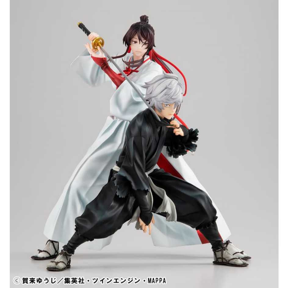 MEGAHOUSE Lucrea 地獄樂畫眉丸＆山田淺衛門佐切PVC人偶完成品- PChome