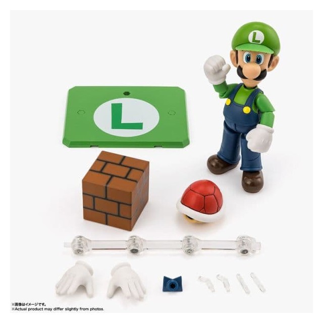 BANDAI 萬代 S.H.F 超級瑪利歐 路易吉 (Re:PACKAGE)
