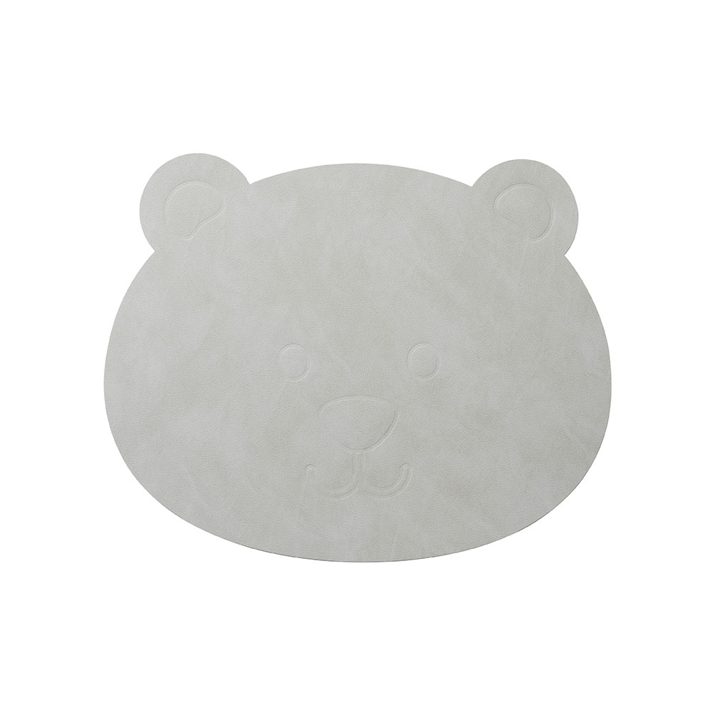 【WUZ屋子】丹麥 LIND DNA NUPO HAPPY BEAR 餐墊-金屬灰