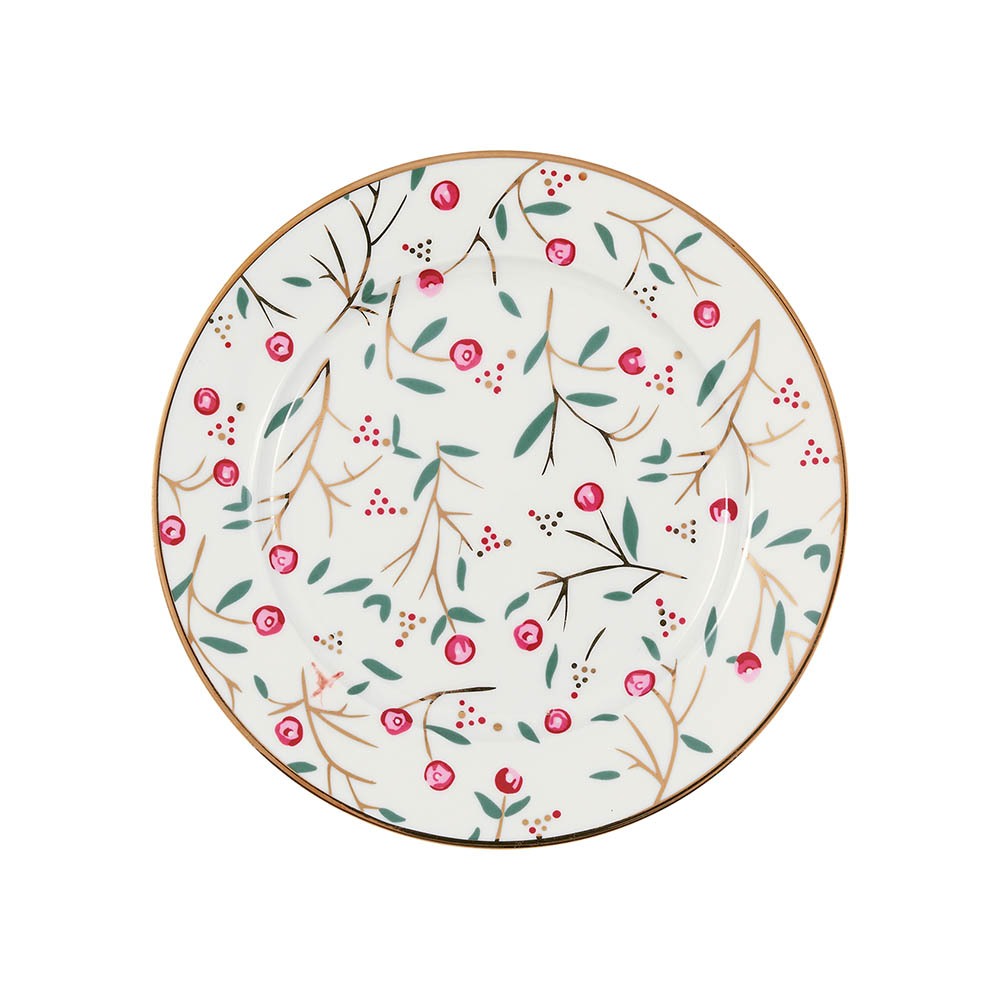 WUZ 屋子 丹麥GreenGate Maise white 餐盤15cm