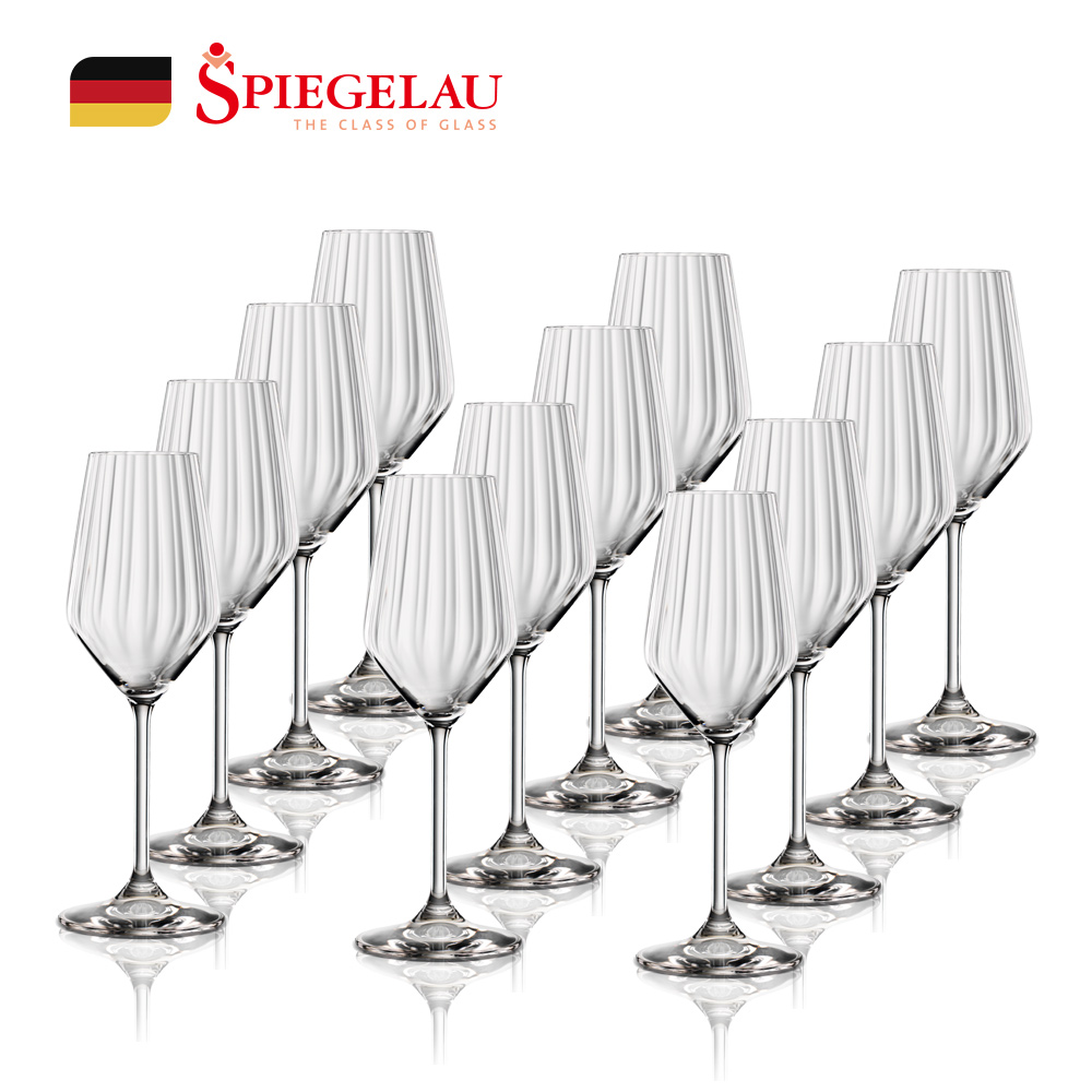 Spiegelau 史畢克勞 德國LifeStyle香檳杯 12入組-310ml