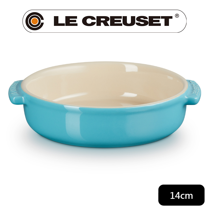 LE CREUSET -瓷器西班牙小菜盤14cm (土耳其藍)