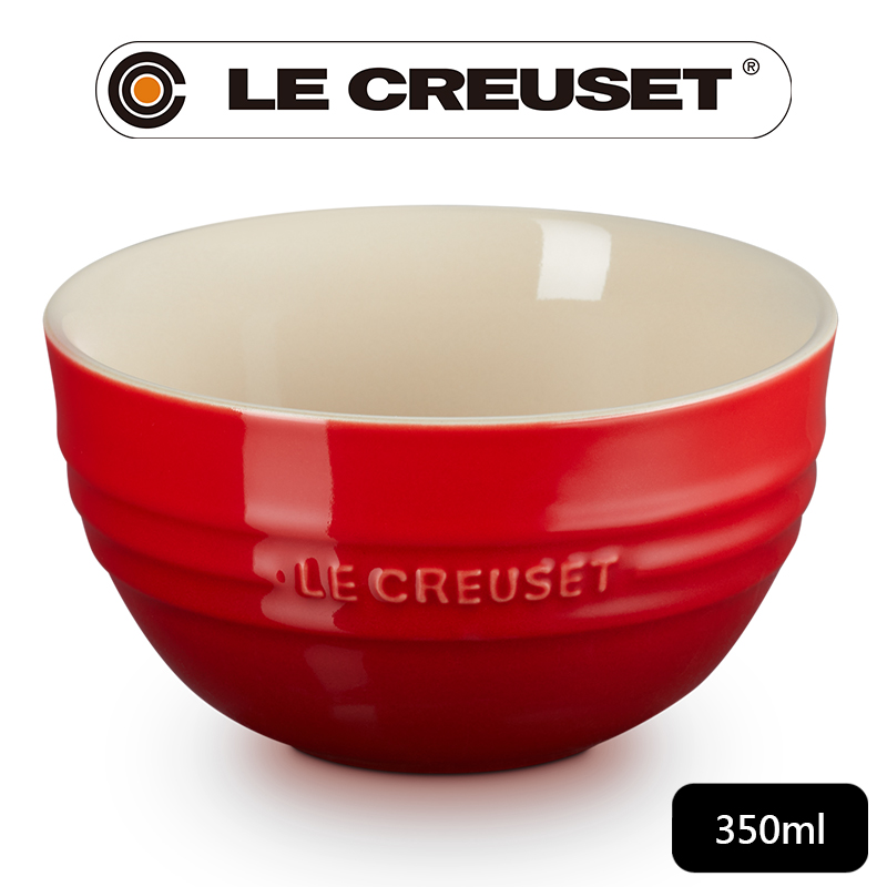 LE CREUSET -瓷器韓式飯碗350ml (櫻桃紅)
