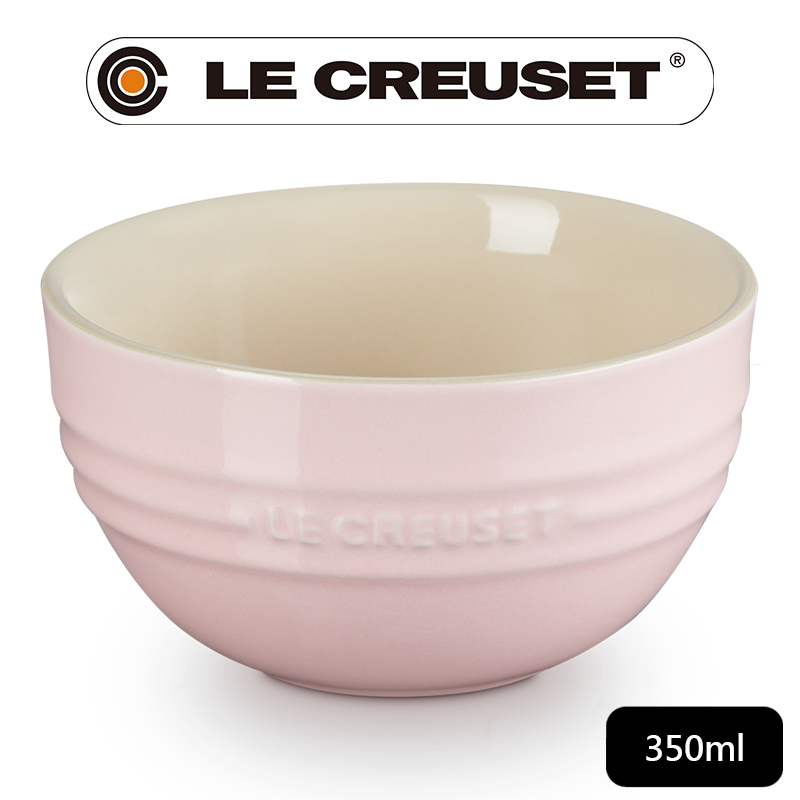 LE CREUSET -瓷器韓式飯碗350ml (玫瑰粉)