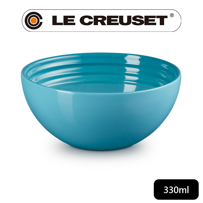 LE CREUSET -瓷器點心碗 330ml(加勒比海藍)