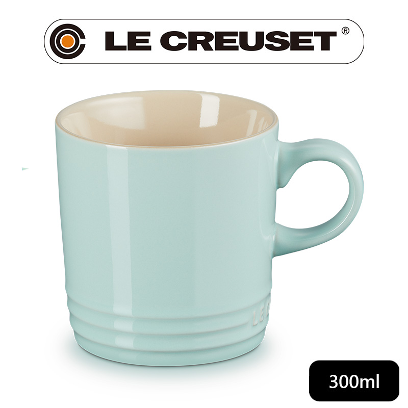 LE CREUSET -瓷器英式馬克杯 300ml (薄荷藍-無盒)