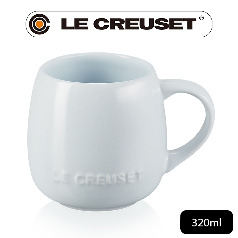 LE CREUSET -瓷器花蕾系列馬克杯320ml (晴空藍)