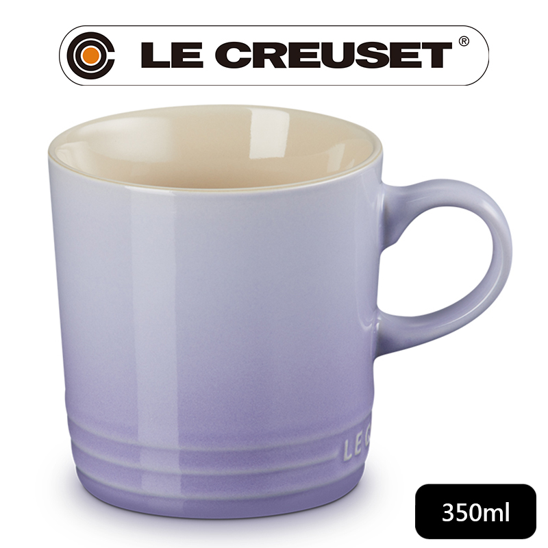 LE CREUSET -瓷器英式馬克杯 350ml (粉彩紫)