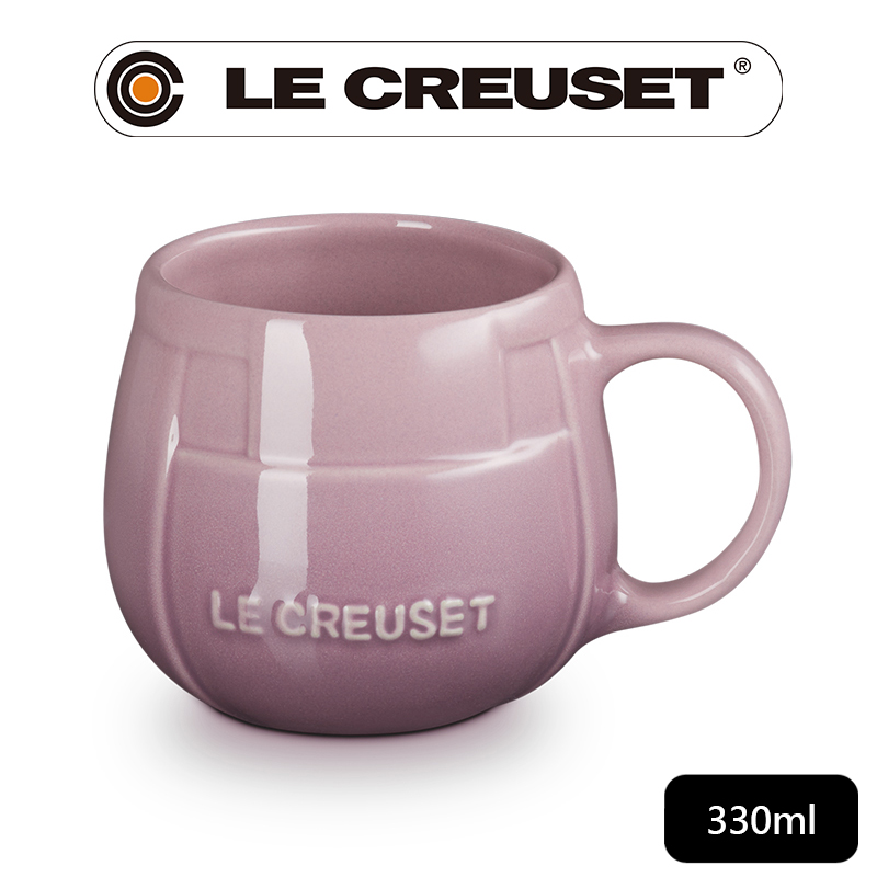 LE CREUSET -瓷器和風禪意系列馬克杯330ml (錦葵紫)