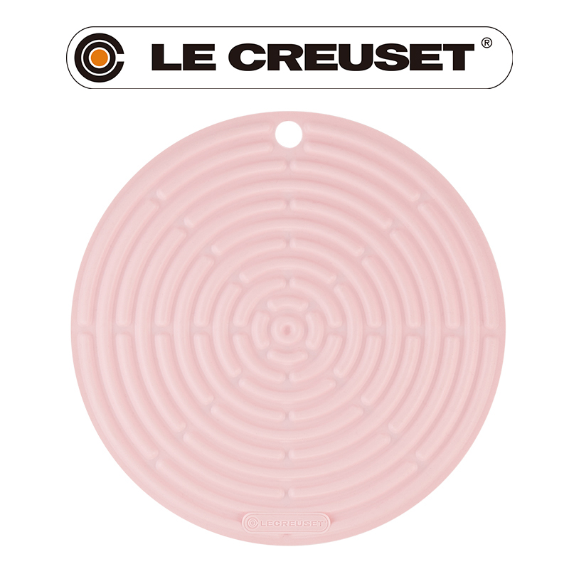 LE CREUSET -耐熱矽膠隔熱墊(粉紅)