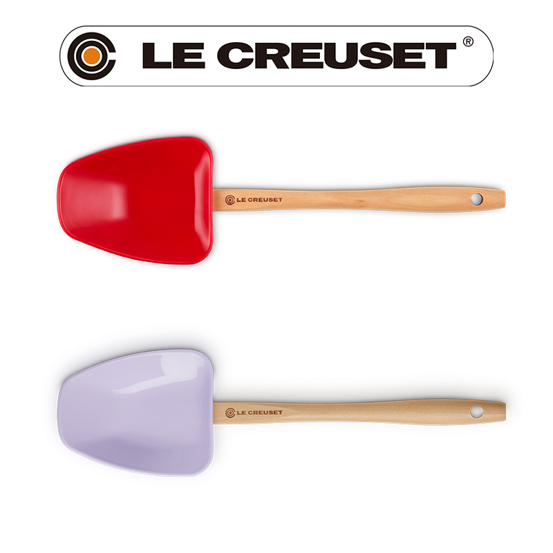 LE CREUSET -耐熱矽膠B大鏟杓(淡粉紫/櫻桃紅-2色選1)