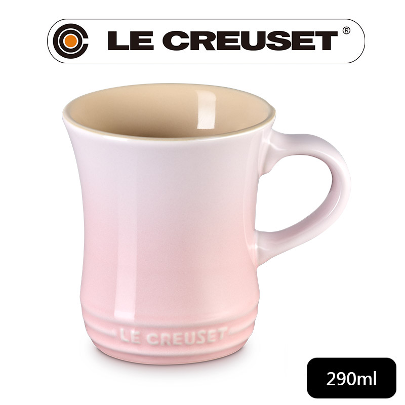 LE CREUSET -瓷器小馬克杯290ml (糖果粉)