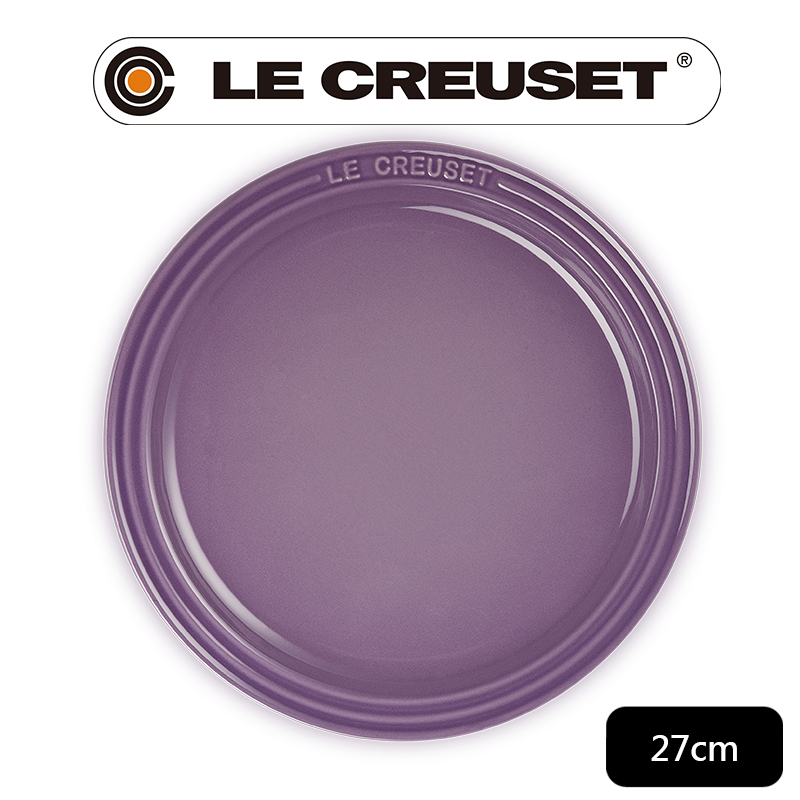 LE CREUSET 瓷器圓盤 27cm (星河紫-無盒)（其他規格）