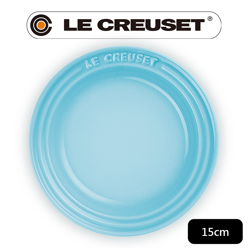 LE CREUSET 瓷器圓盤 15cm (亮藍-無盒)