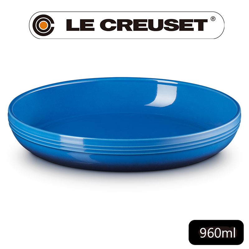 LE CREUSET -瓷器舊金山系列義麵盤 960ml (琉璃藍)