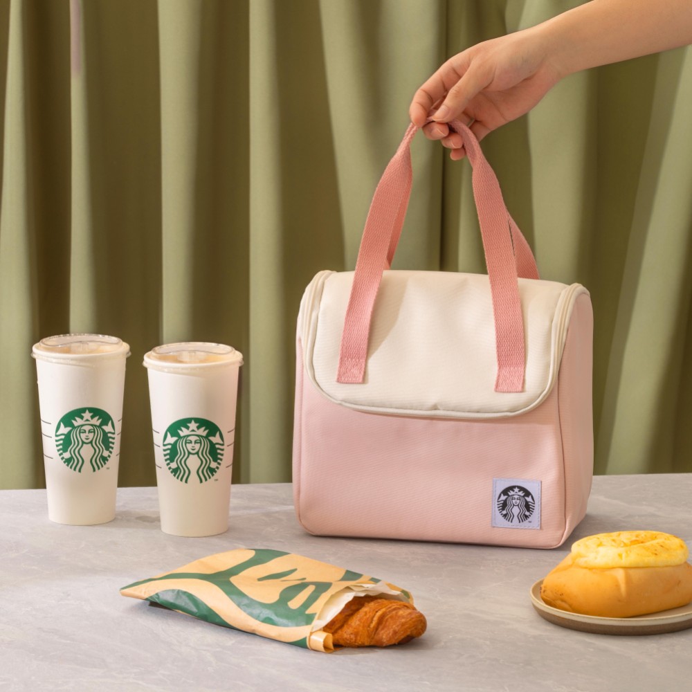 STARBUCKS 星巴克 粉紅女神保冷袋