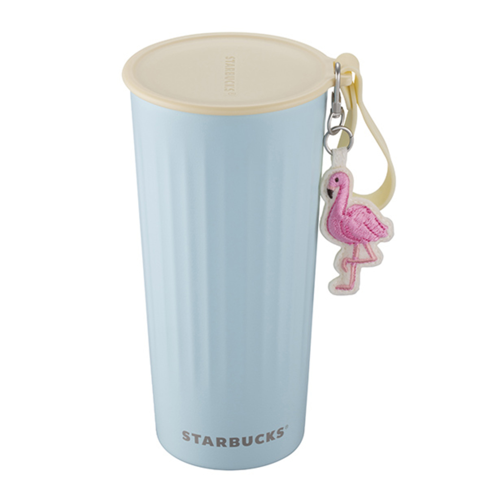 STARBUCKS 星巴克 星巴克紅鶴掛飾不鏽鋼杯