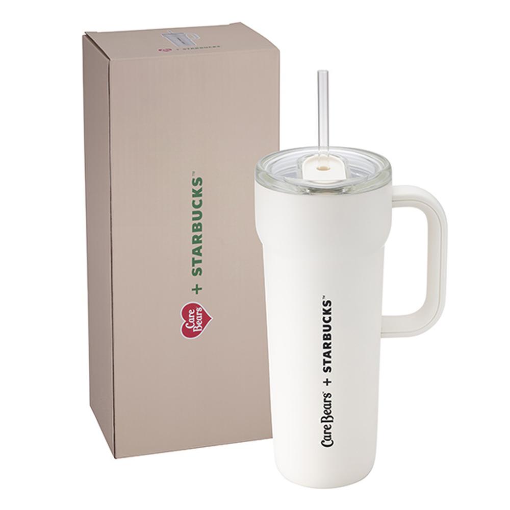 STARBUCKS 星巴克 星巴克CARE BEARS不鏽鋼把手TOGO冷水杯