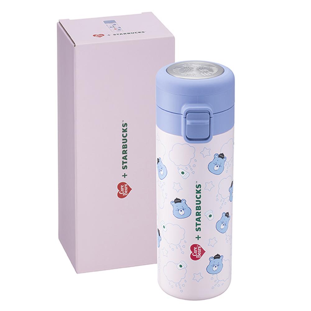 STARBUCKS 星巴克 CARE BEARS率性熊不鏽鋼彈蓋瓶