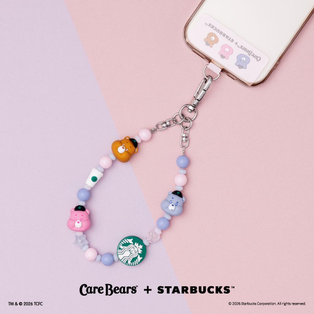 STARBUCKS 星巴克 CARE BEARS手機腕繩組