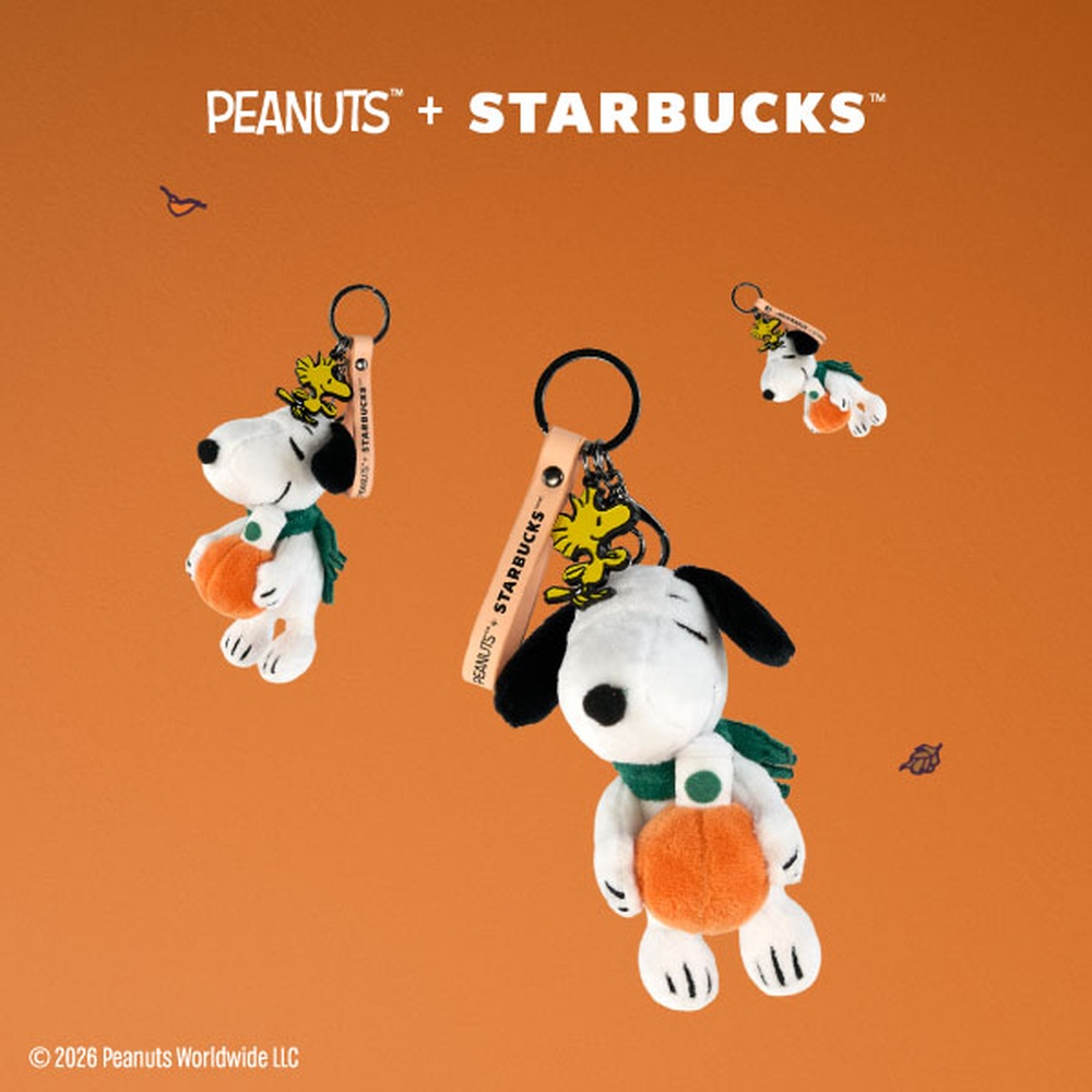 STARBUCKS 星巴克 26PEANUTS鑰匙圈