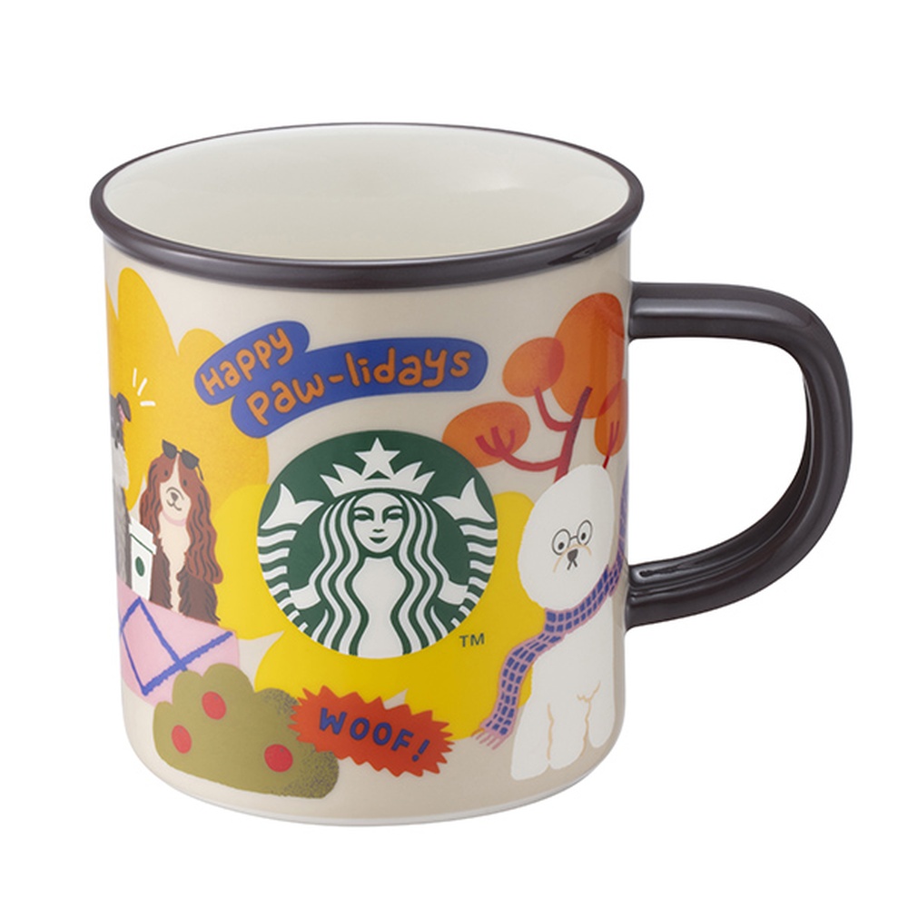 STARBUCKS 星巴克 汪汪樂活馬克杯
