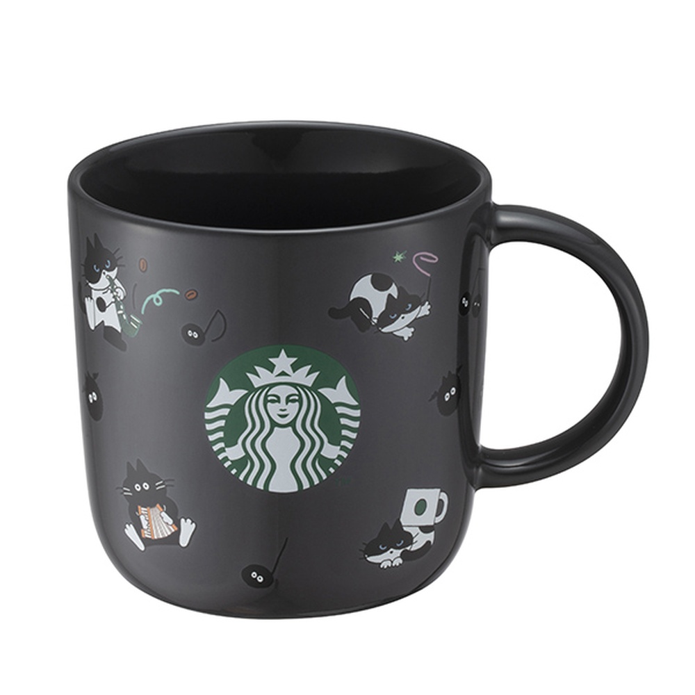 STARBUCKS 星巴克 黑貓樂團馬克杯