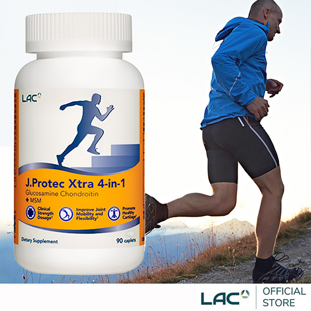 LAC 利維喜 敏力捷Xtra四合一食品90錠(共30日份/葡萄糖胺/軟骨素/MSM)