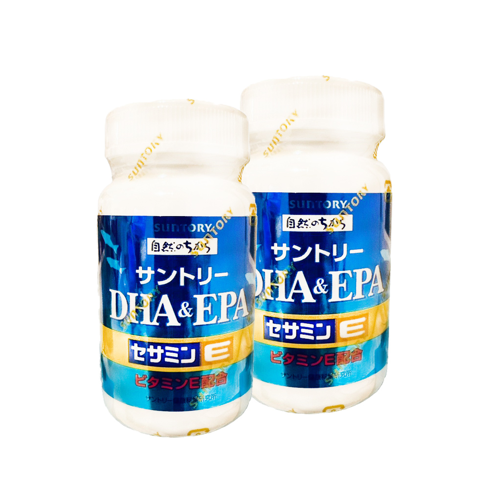 魚油 DHA＆EPA+芝麻明E(120顆x2瓶)