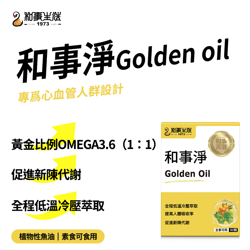 【TANAH】(即期品)和事淨黃金油膠囊(90顆/盒)