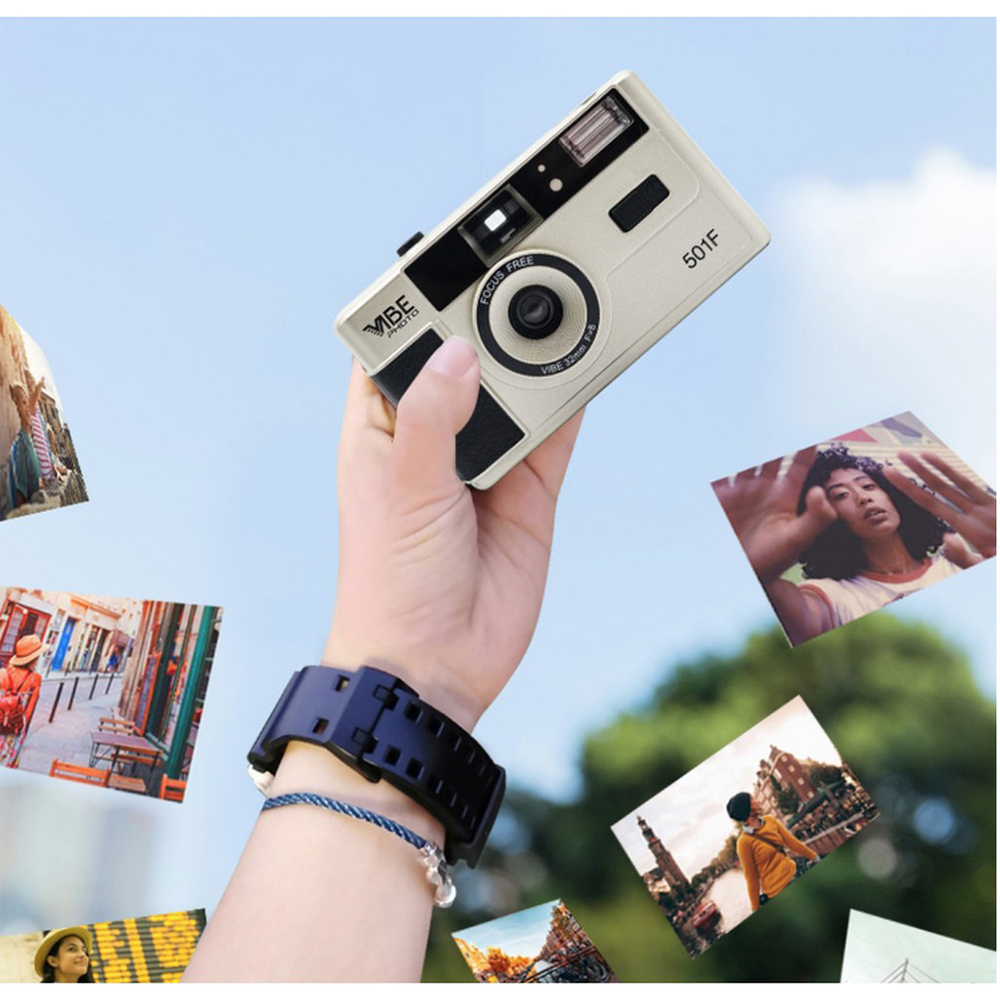 Instax sq1 +電池 + film 德國VIBE 501F 135 底片相機復古相機