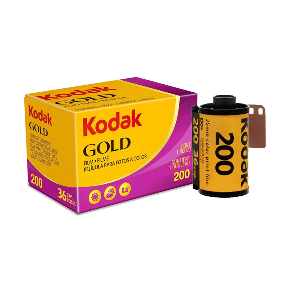 KODAK 柯達 GOLD 135mm 彩色膠捲負片底片 ISO 200 36張