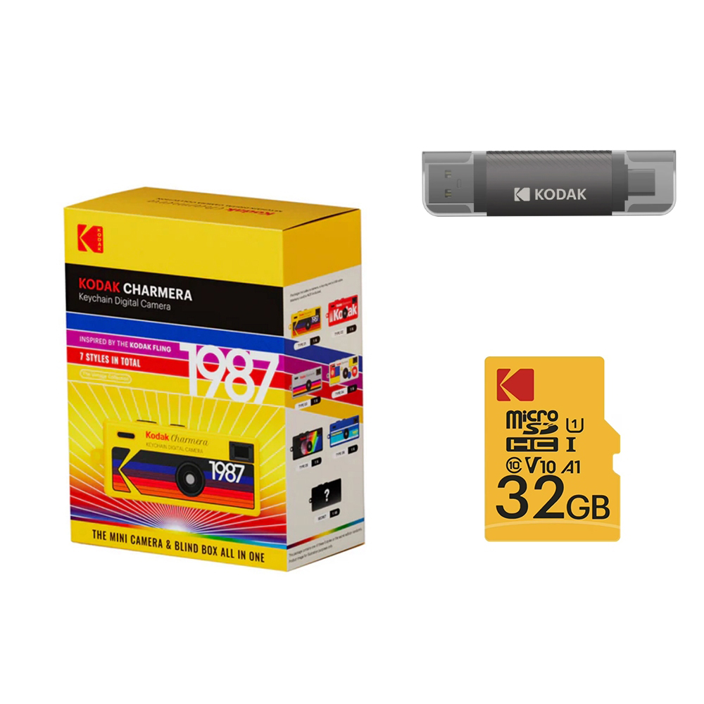 KODAK 柯達 CHARMERA 盲盒相機 + 32G 記憶卡 + 手機讀卡機