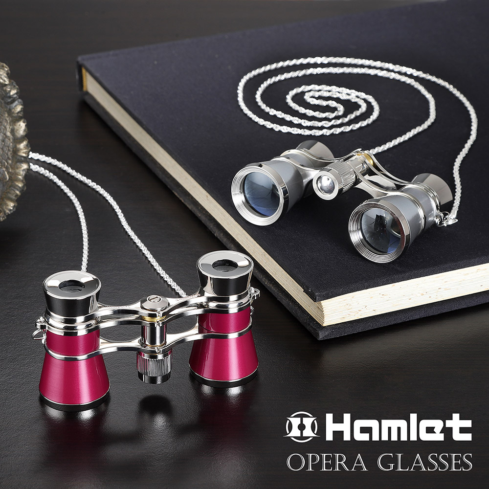 Hwatang 華堂光學 Opera Glasses 3x24mm 醫療鋼項鍊式經典歌劇望遠鏡 Hamlet 哈姆雷特 I033