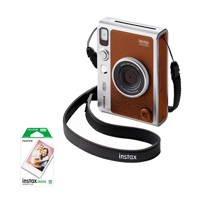 FUJIFILM 富士 instax mini Evo 拍立得 棕色(公司貨)（其他規格）