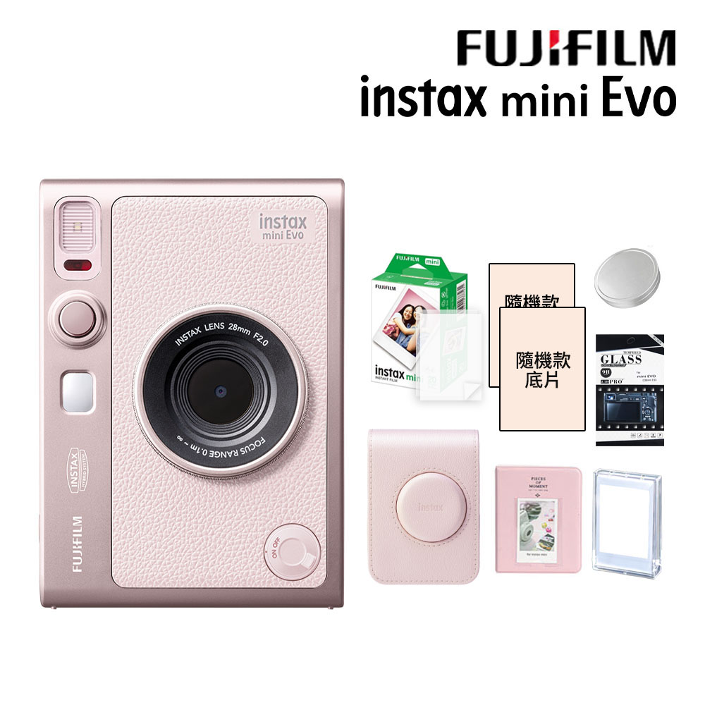 FUJIFILM 富士 Instax Mini EVO 拍立得相機 印相機 玫瑰粉 公司貨