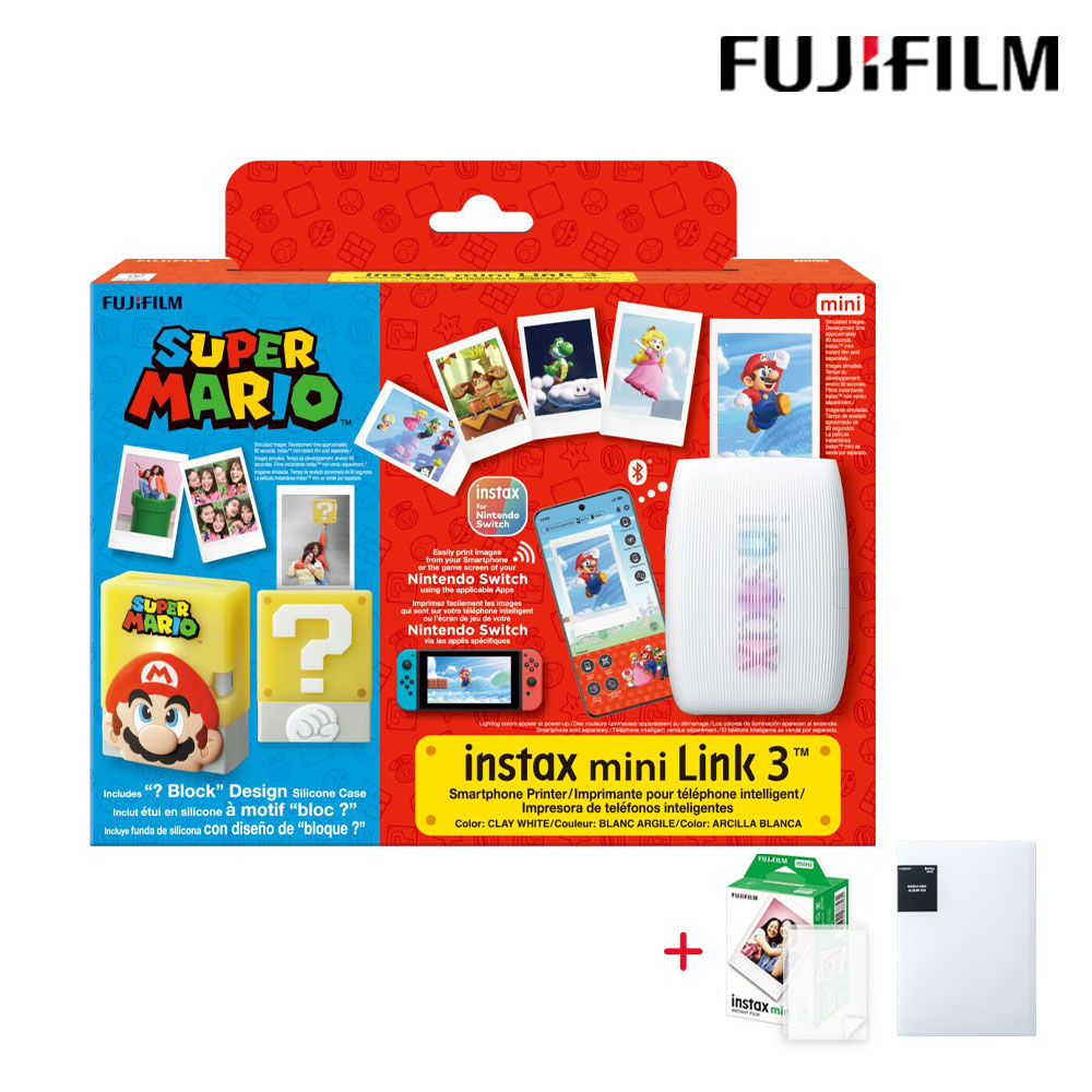 FUJIFILM 富士 instax mini Link 3 超級瑪利歐聯名款 印相機 (公司貨)