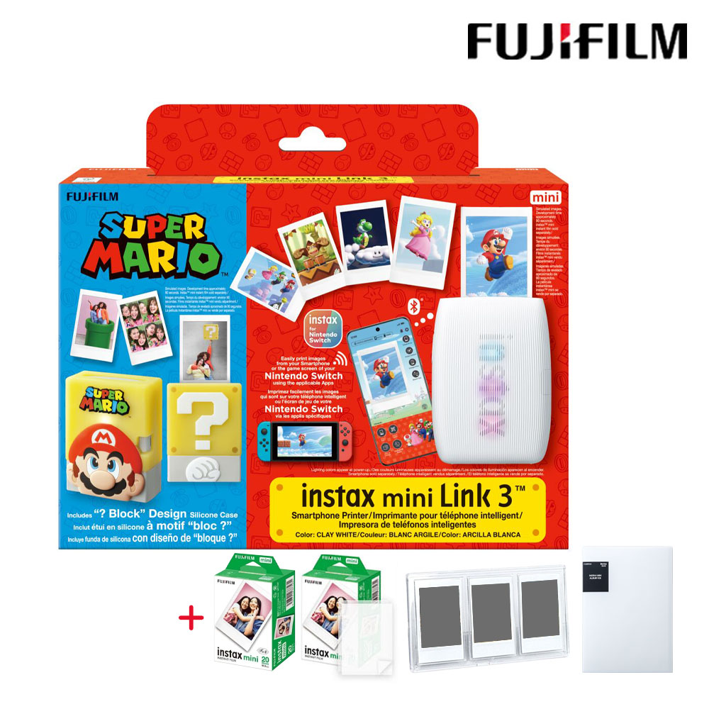 FUJIFILM 富士 instax mini Link 3 超級瑪利歐特別版 印相機 (公司貨)