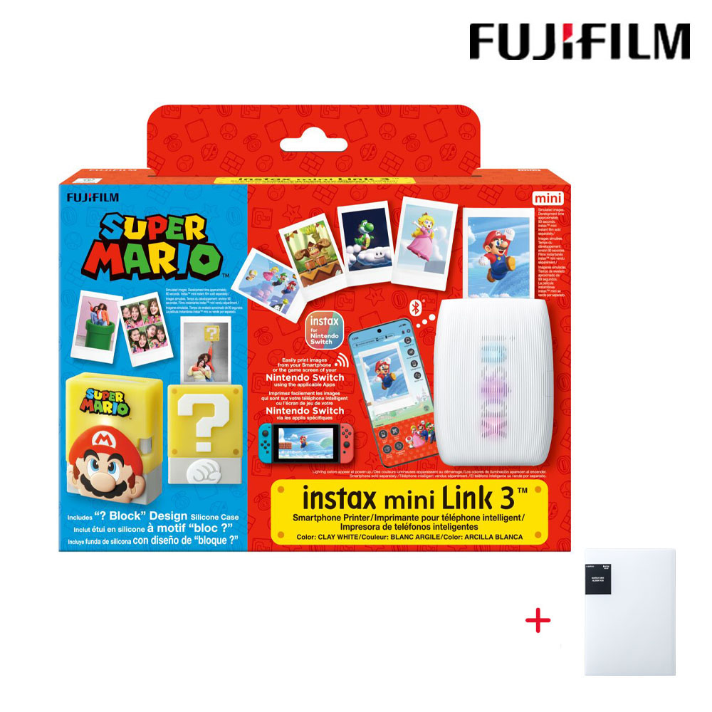 FUJIFILM 富士 instax mini Link 3  超級瑪利歐聯名款 印相機  (公司貨)（其他規格）