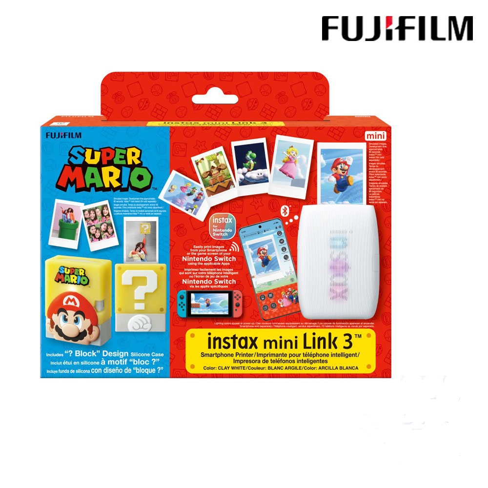 FUJIFILM 富士 instax mini Link 3  超級瑪利歐聯名款 印相機  (公司貨)（其他規格）