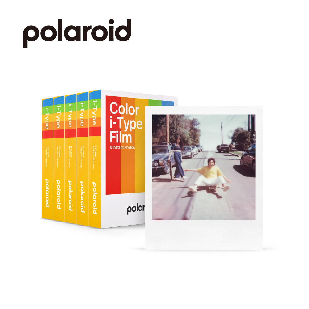 Polaroid 寶麗萊 i-Type 彩色白框相紙套裝- 40張(DIF7)