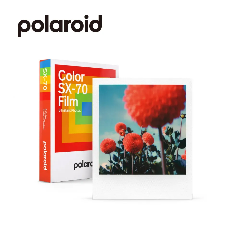 Polaroid 寶麗萊 SX-70 彩色白框相紙 (D7F1)