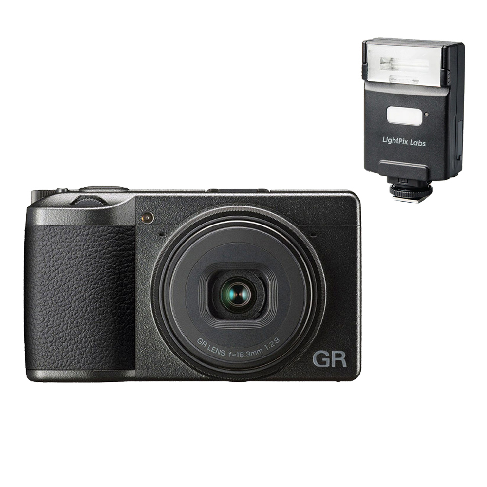 RICOH 理光 GR III (GR3)+FLASH Q Q20III 無線閃光燈(公司貨)