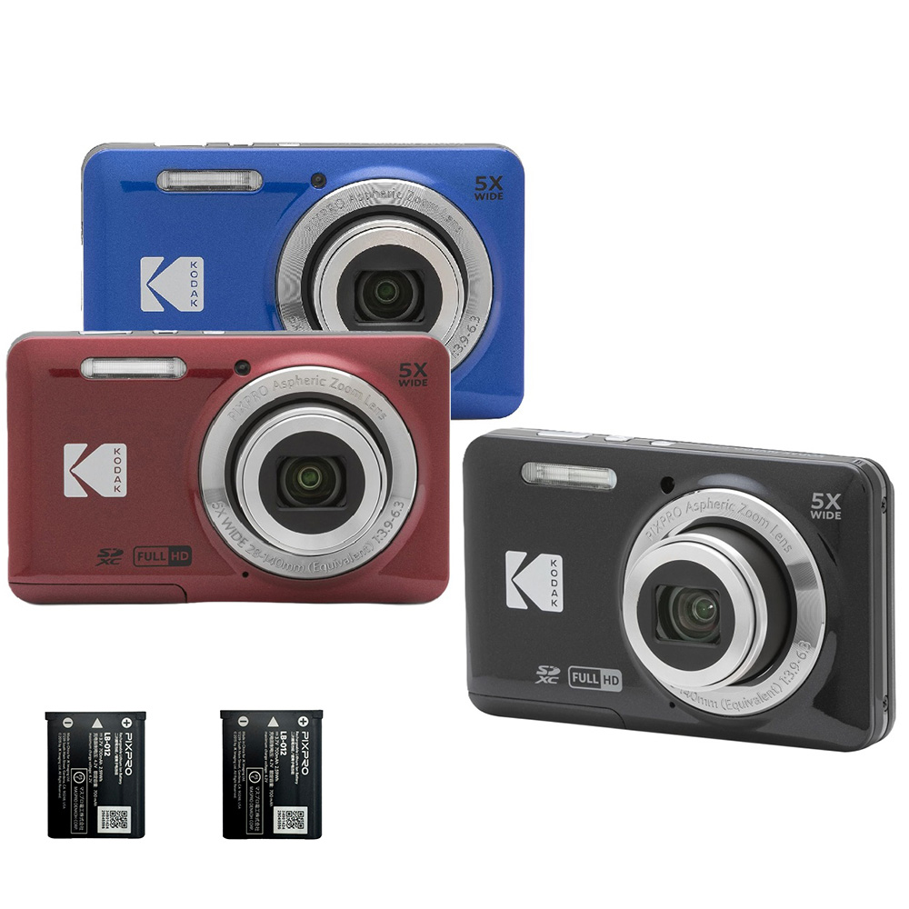 KODAK 柯達 PIXPRO FZ55 5倍光學變焦 數位相機 28mm廣角鏡頭 原廠公司貨（其他規格）