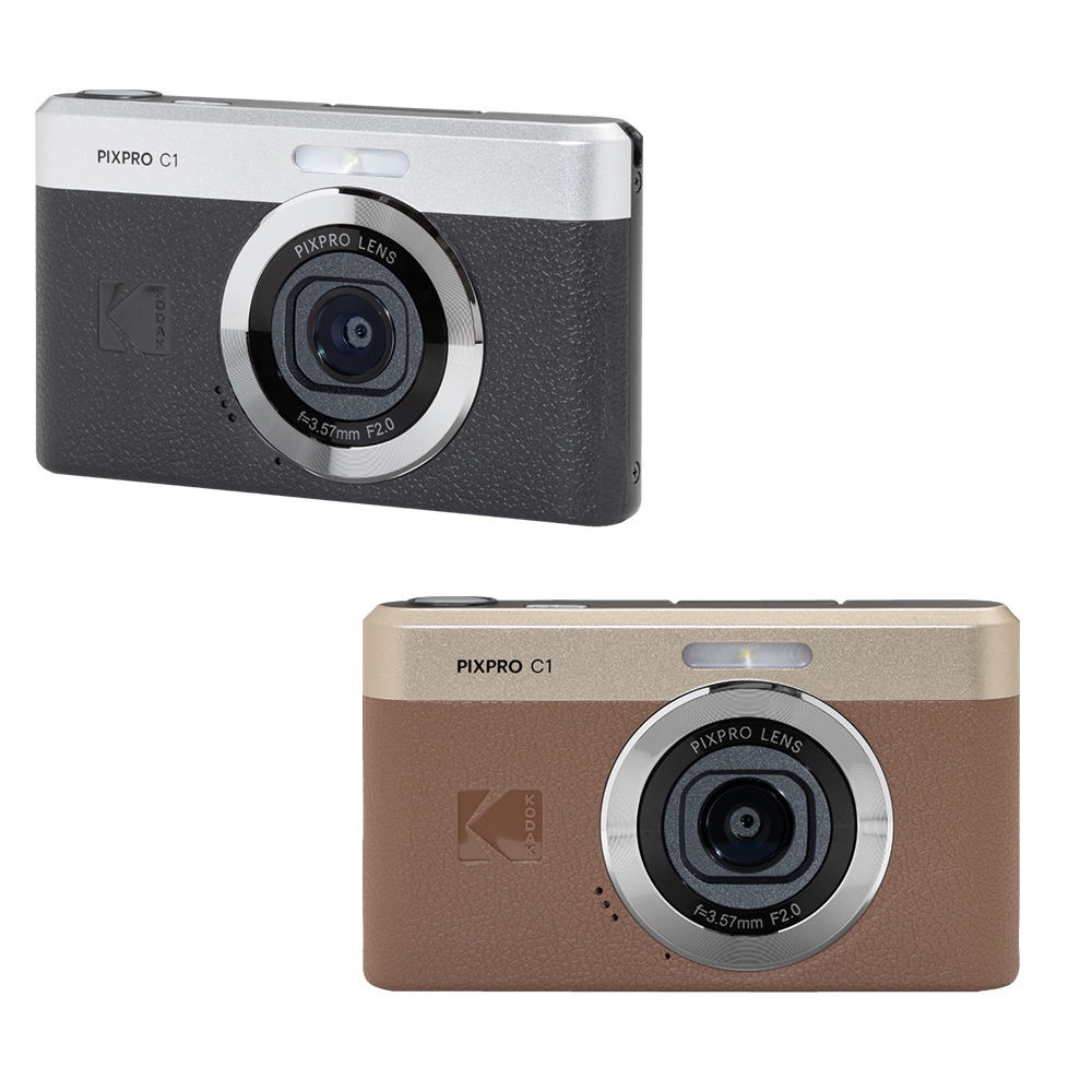 KODAK 柯達 PIXPRO C1 復古數位相機 自拍翻轉螢幕 口袋型相機 原廠公司貨